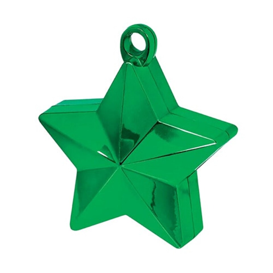 image 1 of Green Star Balloon Weight 140g