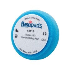 Flexipads World Class Blue Polishing Foams | Multi | Multi Colour | 150 x 50 Velcro | 1