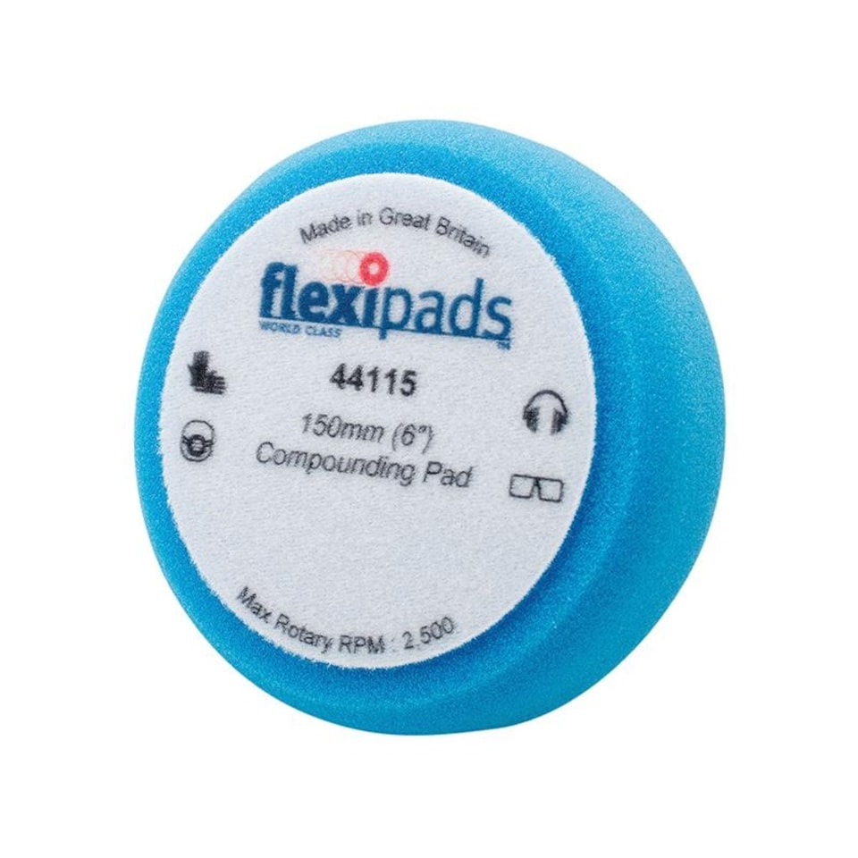 image 1 of Flexipads World Class Blue Polishing Foams | Multi | Multi Colour | 150 x 50 Velcro | 1