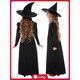image 7 of Wicked Witch Girls Fancy Dress Costume Kids Large - Age 10-12