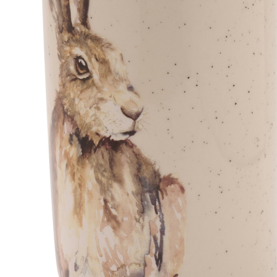 image 1 of Meg Hawkins Tall Ceramic Vase - Hare