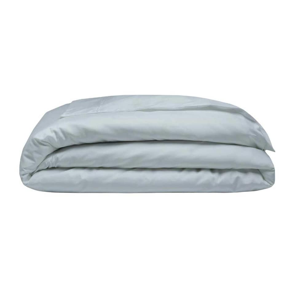 image 1 of Belledorm 400 Thread Count Egyptian Cotton Oxford Duvet Cover - Duck Egg Blue - Double