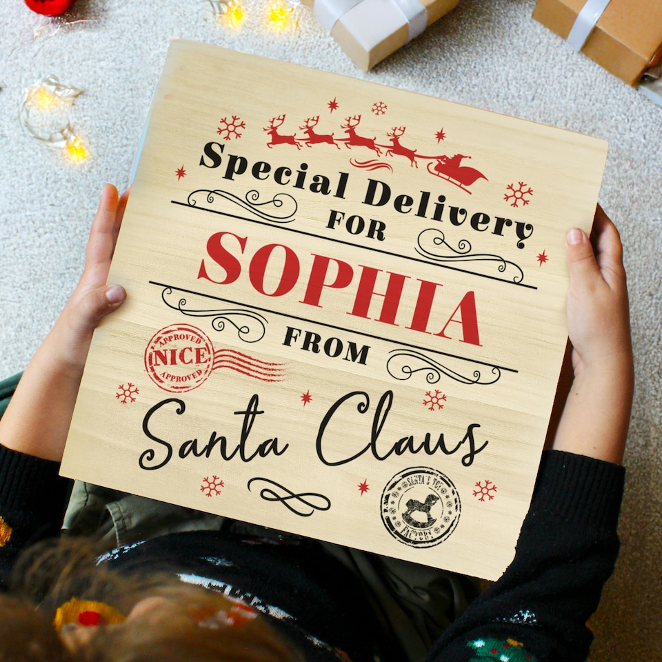 image 1 of Personalised Special Delivery Christmas Eve Box