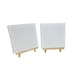 image 2 of 20x20cm Canvas and Wooden Easel Set