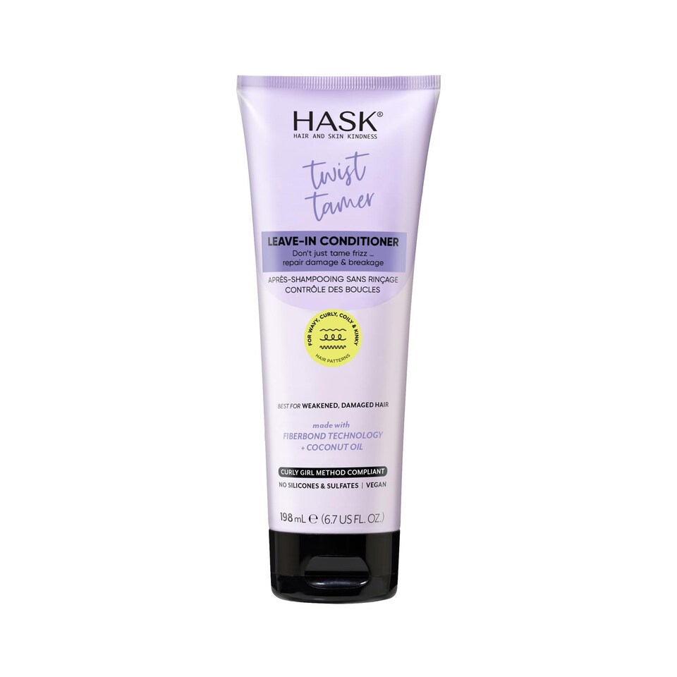 image 1 of Hask Texture Solutions Twist Tamer Leave-In Conditioner -Curl Control