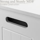 image 4 of Christow White Laundry Box Wooden Bathroom Storage Basket Linen Clothes Cabinet