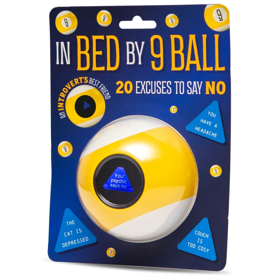 image 1 of In Bed By 9-Ball - Funny Gift For Introverts