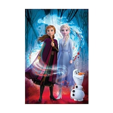 Frozen 2 Guided Spirit Poster - Multicoloured - One Size