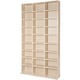 image 1 of CD Shelf Unit Christel - 27 compartments for up to 1080 CDs | Cream | beech | 102 x 23,50 x 180 cm | 1