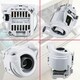 image 9 of Bosch Neff Siemens Dishwasher Heat Pump Motor Flow Main Circulation Assembly Kit (12014980)