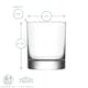 image 3 of LAV Ada Whisky Glasses - 305ml - Clear - Pack of 6 Clear