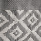image 2 of Grey Woven Diamond Storage Basket Grey
