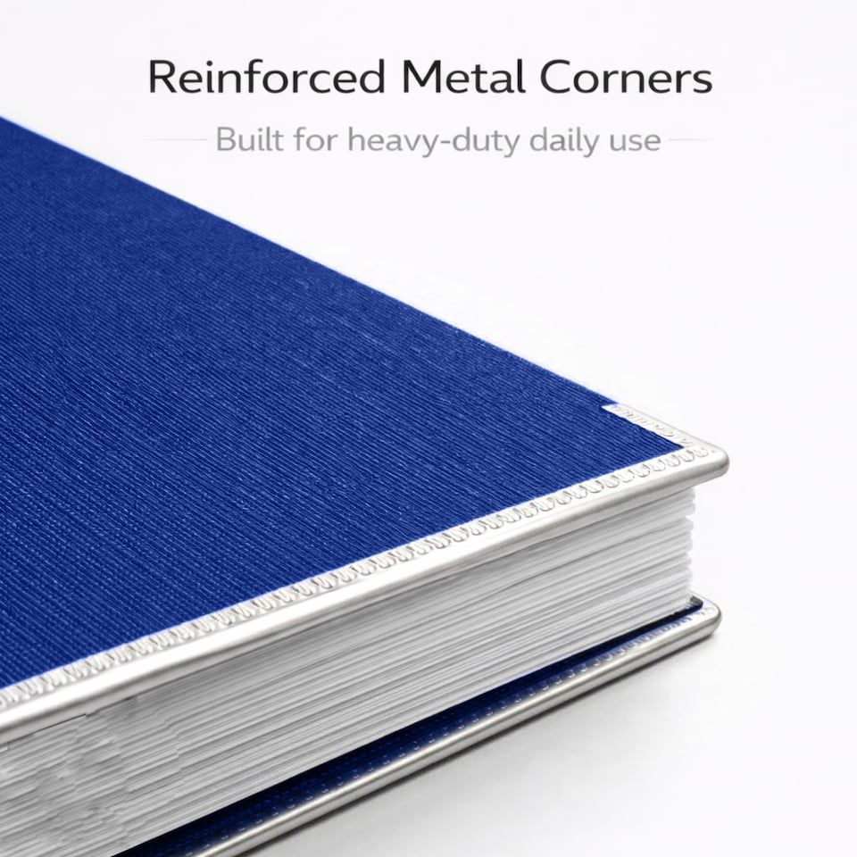 MKGT Blue A4 Lever Arch Files 75mm Spine Ring Binder Folder Office ...