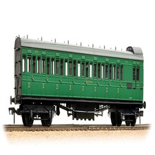 Bachmann 60' Birdcage 3rd Class Brake Coach Malachite Green