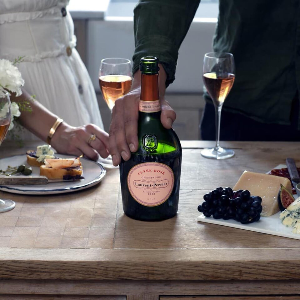 image 1 of Laurent Perrier Rose I Love You Tin Champagne 75cl