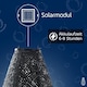 image 2 of Solar Lantern Drop 28 Topaze Dark Grey