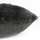 image 3 of OHS 2 x Fluffy Shaggy Soft Plush Cushion Covers, 45x45cm - Charcoal