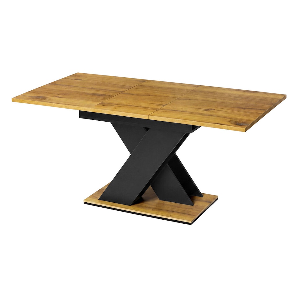 image 1 of Levede Extendable Dining Table Wooden 120 to 160CM for 4 to 6 Seats