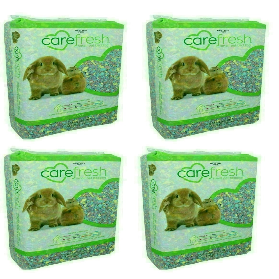 image 1 of 4Pk Confetti 50L Quality Pet Small Animal Bedding 99% Dust Free