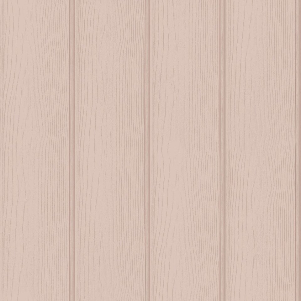 image 1 of Holden Decor Tongue & Groove Textured Wallpaper | Pink | Pink | 1