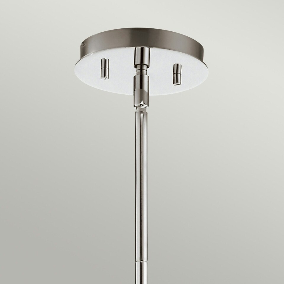 image 1 of Kichler Pim Globe Pendant Ceiling Light Polished Chrome, 3000K, IP44