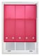 image 2 of FURNISHED Daylight Roller Blind Made to Measure with Chome Round Eyelets | Pink | Fuchsia | (W) 180cm x (L) 165cm