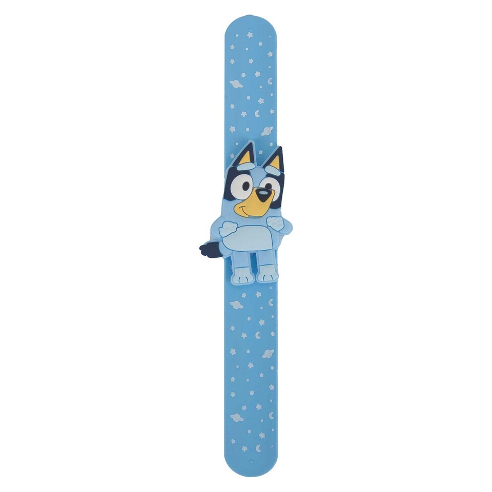 image 1 of vfm-estore Bluey Plush Slap Band 21.5cm x 4cm - Blue