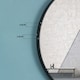 image 4 of Living and Home Nordic Round Bathroom Wall Mirror - 70cm - Black