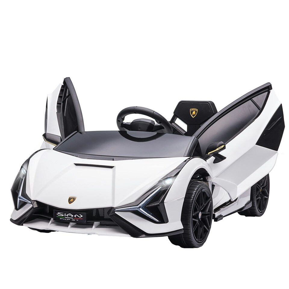 image 1 of HOMCOM Lamborghini SIAN 12V Kids Electric Ride On Car Toy w/ Remote Control