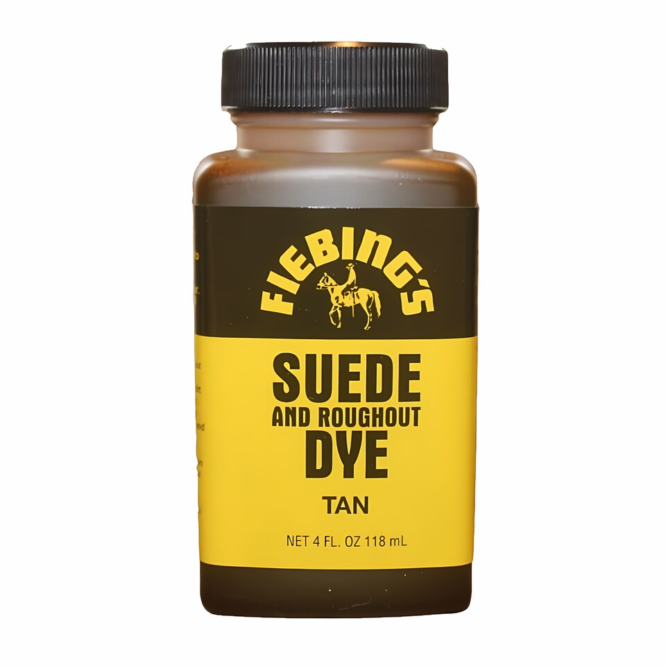 image 1 of Fiebing's Suede and Roughout Dye - Professional Suede Colour Dyes 4oz | Brown | Tan