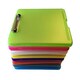 image 3 of Pack of 12 Assorted Colour A4 Clipboard Box Files