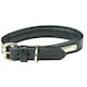 image 1 of Weatherbeeta Padded Leather Dog Collar - Black - XS