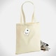 image 2 of Westford Mill Organic Premium Cotton Tote Bag - Natural - One Size Cream