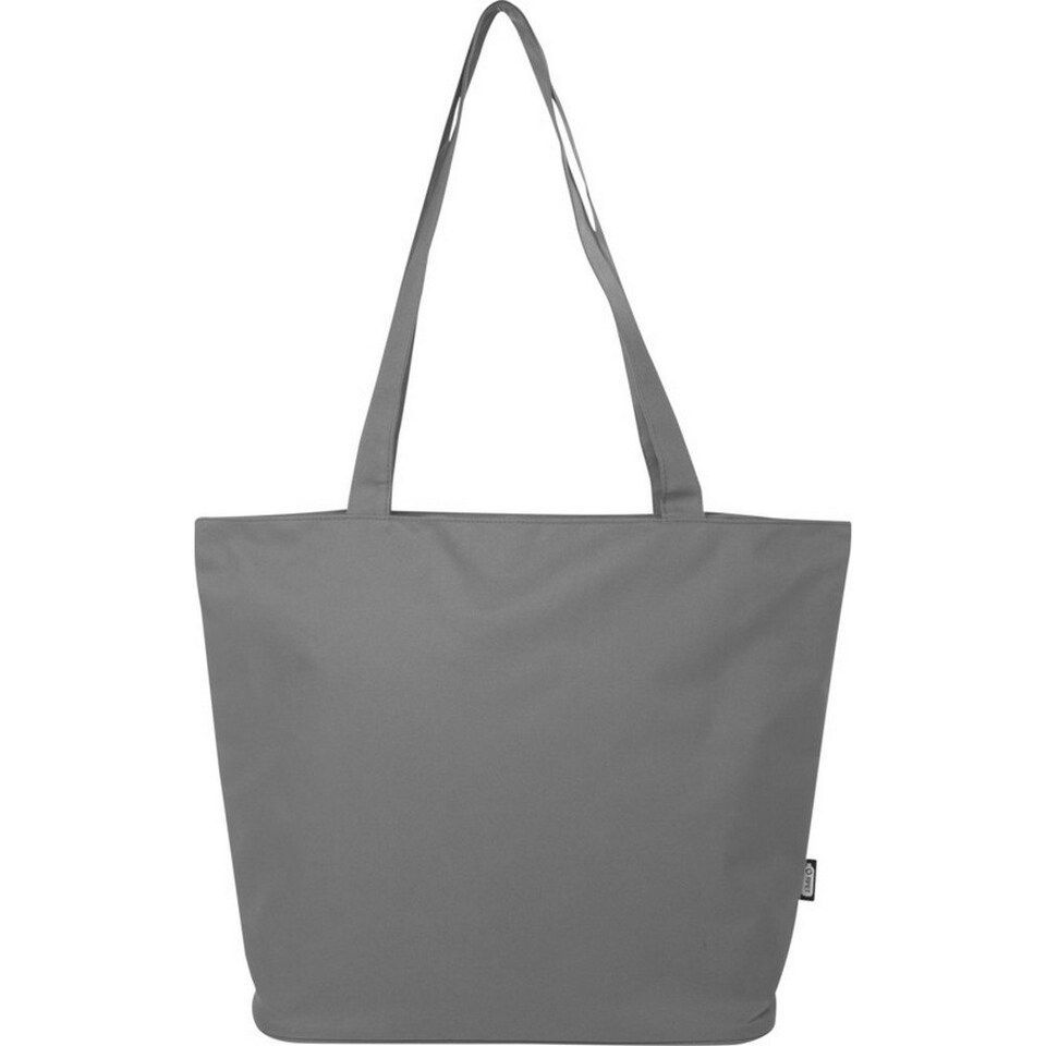 image 1 of Panama Recycled Zipped 20L Tote Bag - Grey - One Size | Grey
