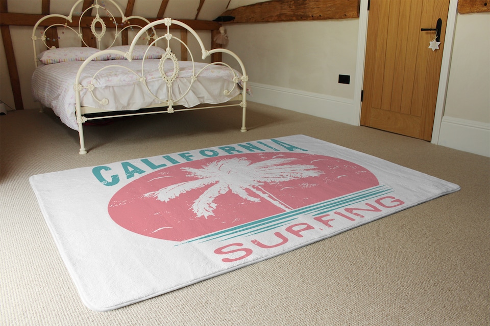 image 1 of California Surfing Designer Rug | Multi