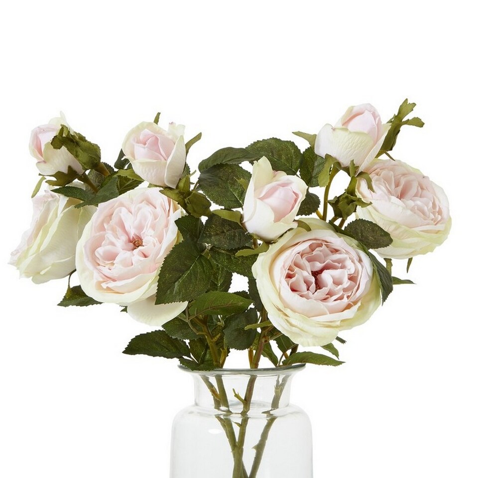 image 1 of The Natural Garden Collection Charity Rose (Single Stem Flower) - Plastic - Height 58 cm - Pink