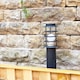 image 3 of ValueLights Wharf 4 Pack Black Outdoor Bollard Light | Black