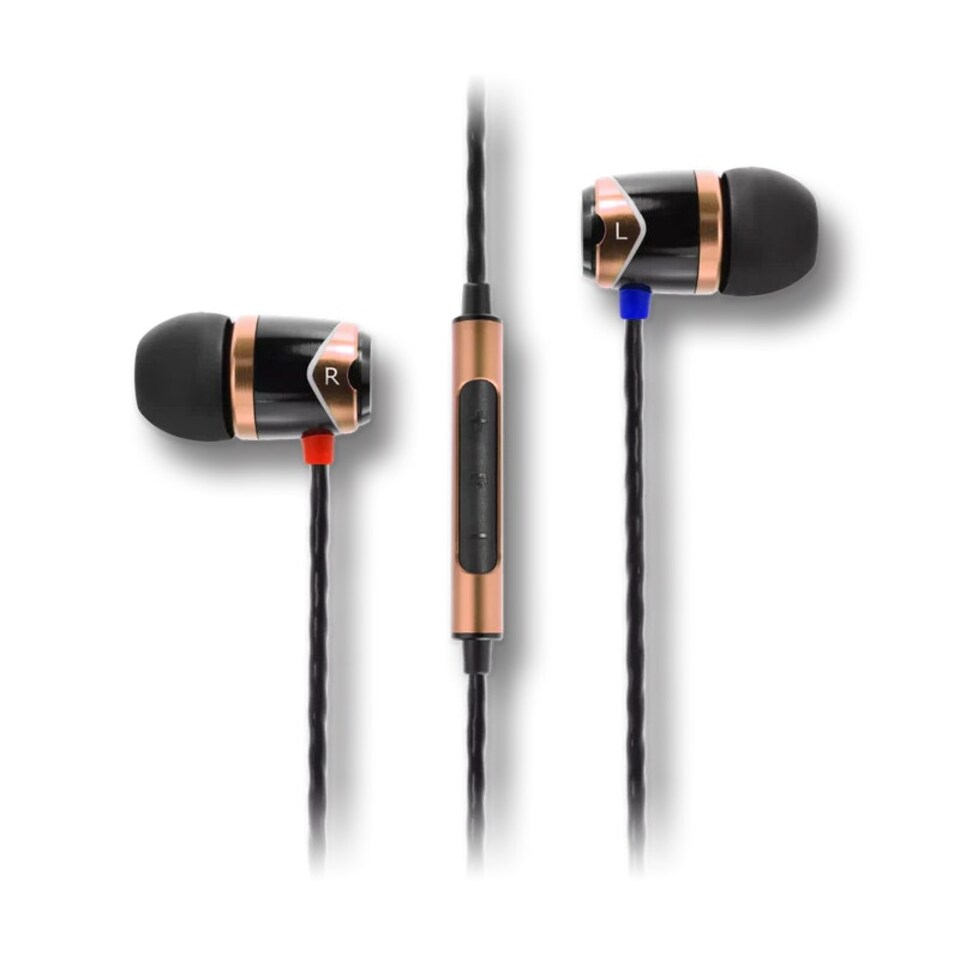 image 1 of SoundMAGIC E10C In Ear Isolating Earphones with Mic - Gold