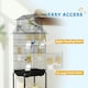 image 9 of PawHut Bird Cage Budgie Cage with Stand Slide Tray Handle for Finch Canary 43 x 32.5 x 163cm Black