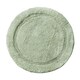 image 3 of Round Bath Mat 100% Cotton - Sage Green