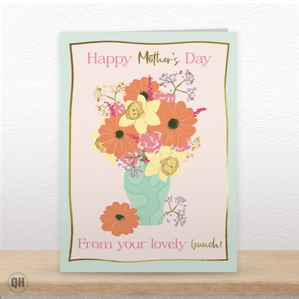 image 1 of Happy Mother's Day From Your Lovely Bunch! - Funny Floral Mother's Day Card