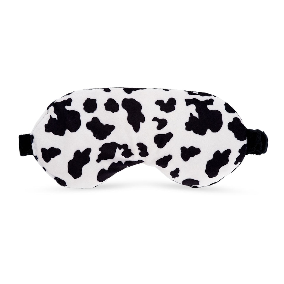 image 1 of SMUG Lavender Deep Pressure Therapy Eye Mask - Cow Print