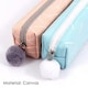 image 5 of Single Colorful Canvas Student Pencil Case with Zipper | Multi