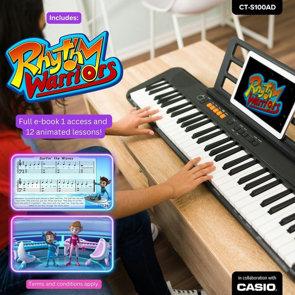 image 1 of Casio CTS100AD BUNDLE