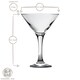 image 3 of LAV Misket Martini Glasses - 175ml - Pack of 6