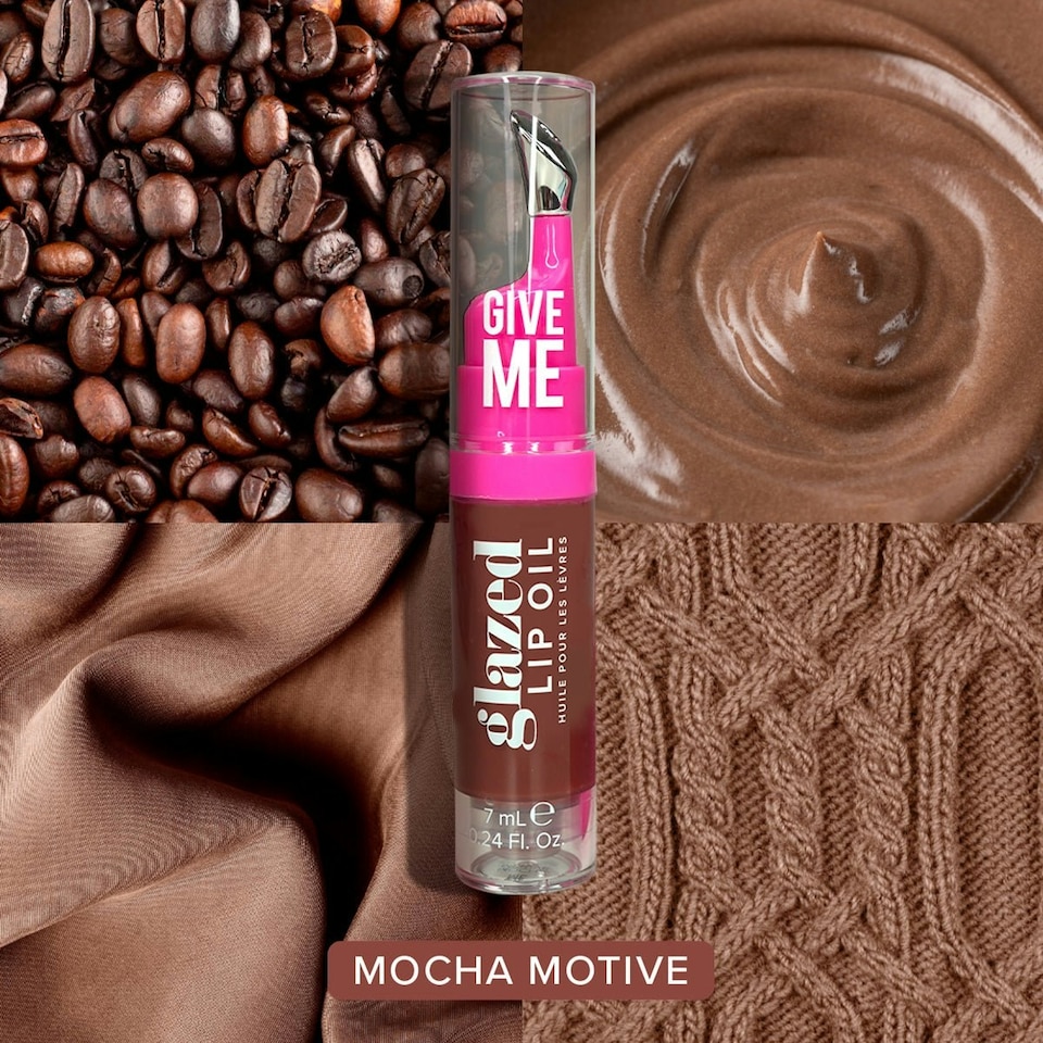 image 1 of Give Me Glazed Lip Oil - Mocha Motive Brown
