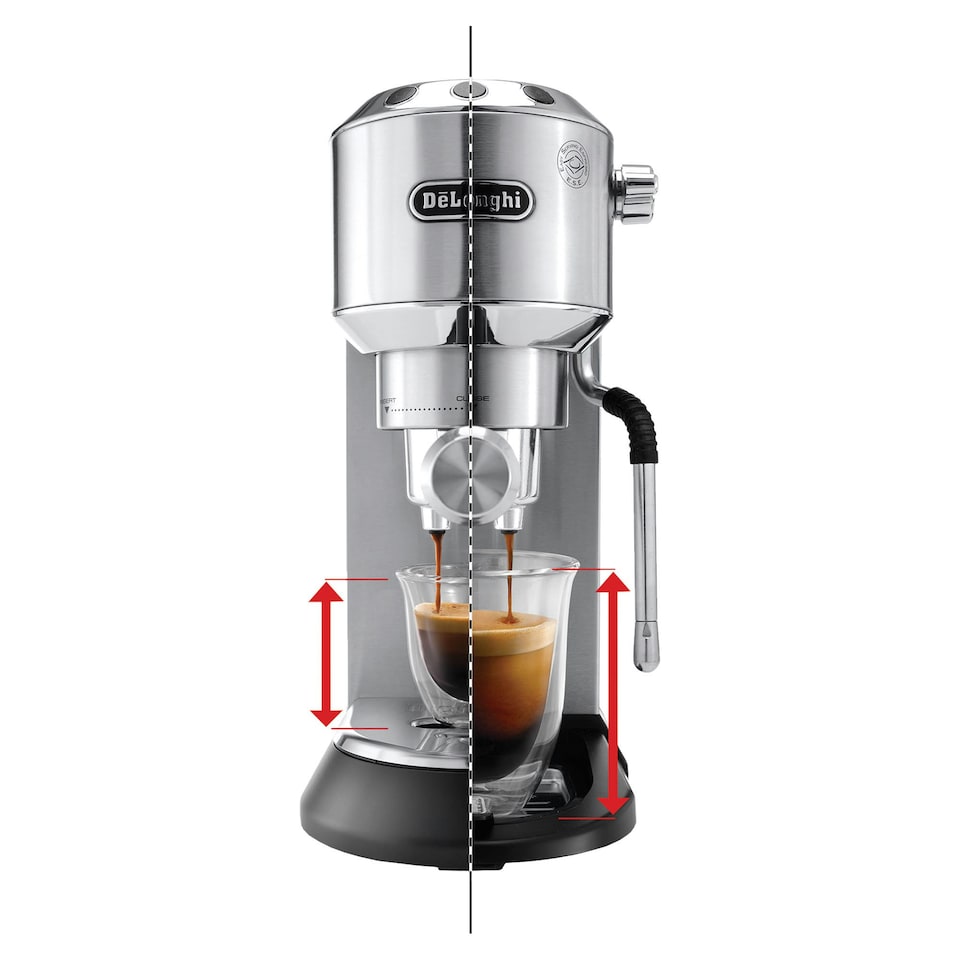 image 1 of Delonghi Dedica Arte Bean to Cup Manual Coffee Machine - Silver