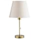 image 5 of Traditional and Classic Table Lamp Base in Antique Brass with Pull Cord Switch | Gold