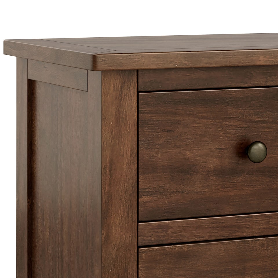 image 1 of Duchy Acacia 2 over 3 Chest of Drawers - Fully Assembled By Roseland Furniture