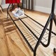 image 4 of House of Home Clothing Rail Heavy Duty Hanging Clothes Shoe Hat Rack Shelves With Wheels 5ft x 5ft | Black